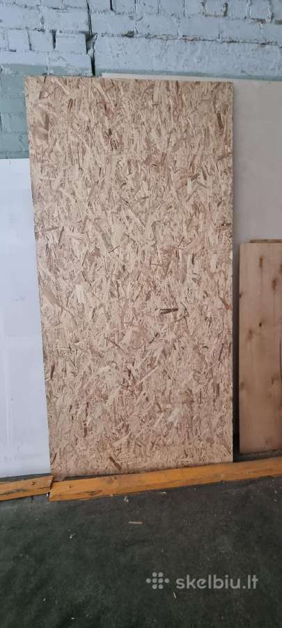 Osb plokštės 8-9mm 1220 x2500, 1250x2500