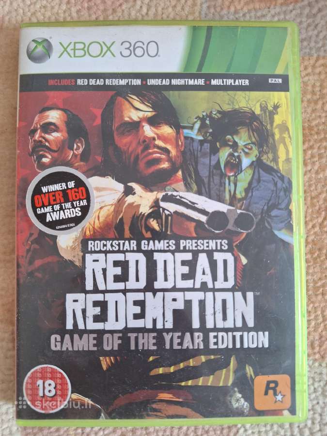 Red dead redemption game of the year xbox 360