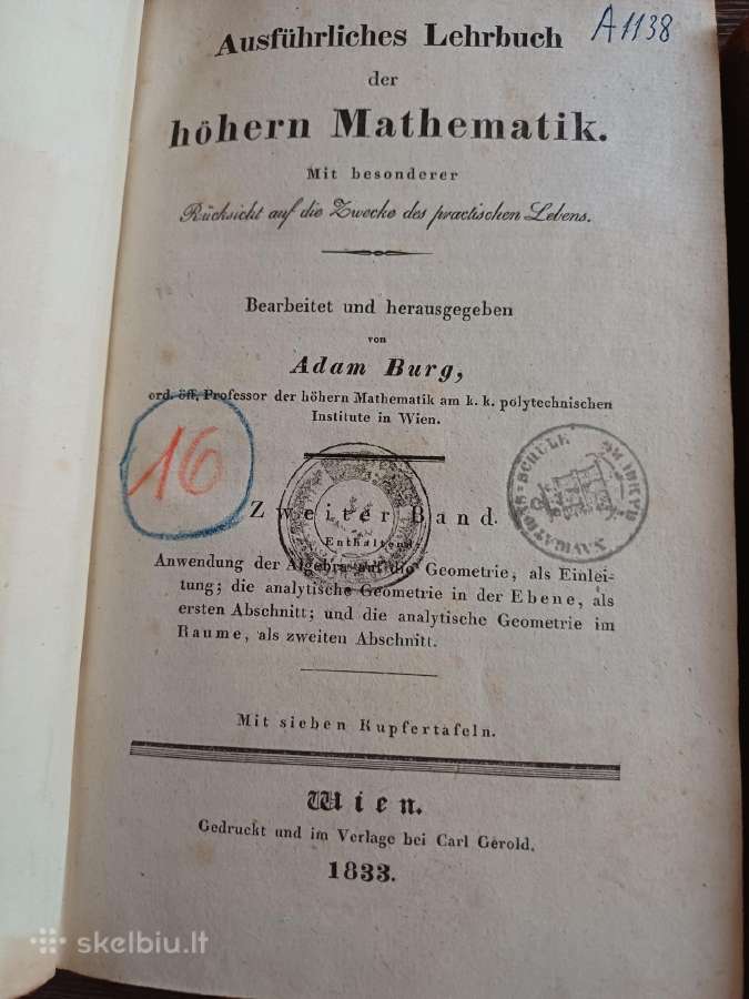 Parduodu 3t knygu,1832,1833,1833m - nuotraukos Nr. 36