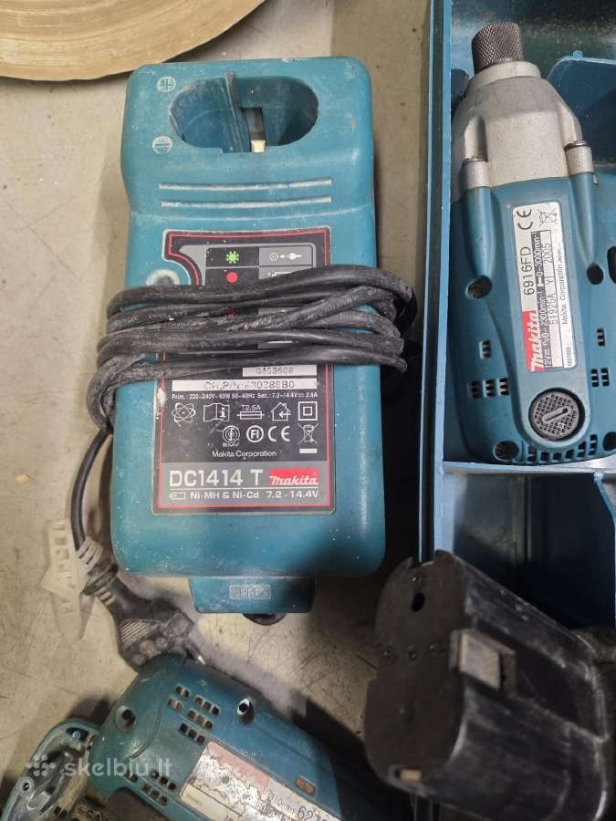 Makita pakrovėjas Dc1414t(7.2-14,4v)suktukai - nuotraukos Nr. 6