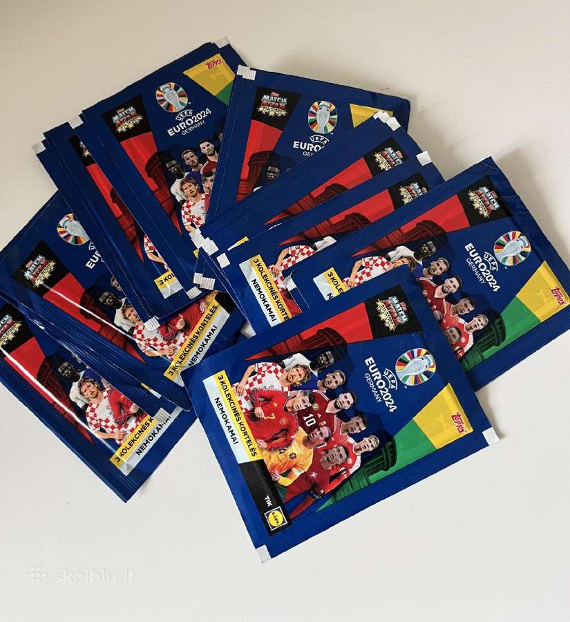 Uefa Euro 2024 kolekcinės kortelės