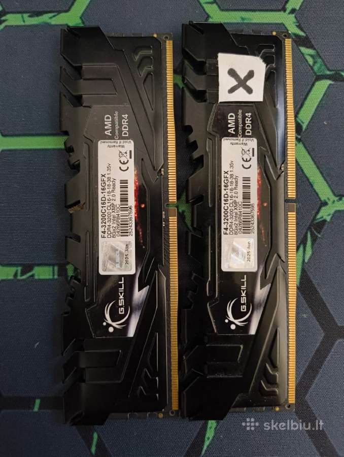 Ddr4 2*8 GB 3200 MHz 16cl