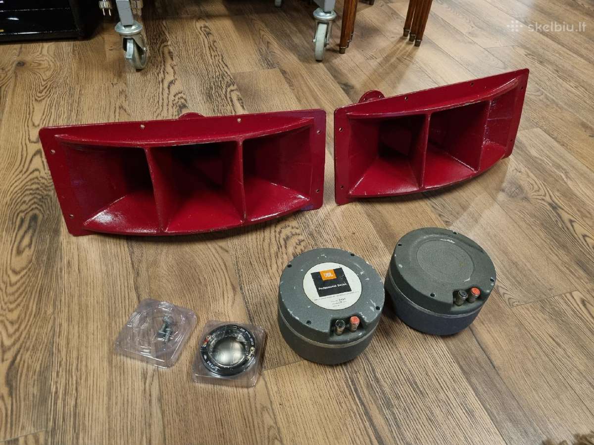 Jbl-2420 draiveriai + hornai