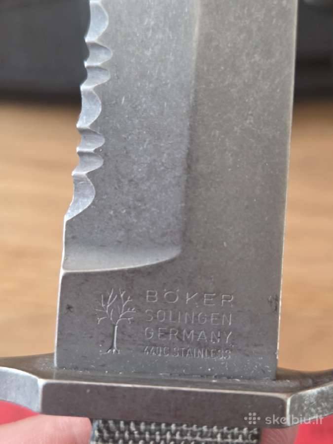 Boker Solingen peilis, durklas, apkasų peilis - nuotraukos Nr. 3