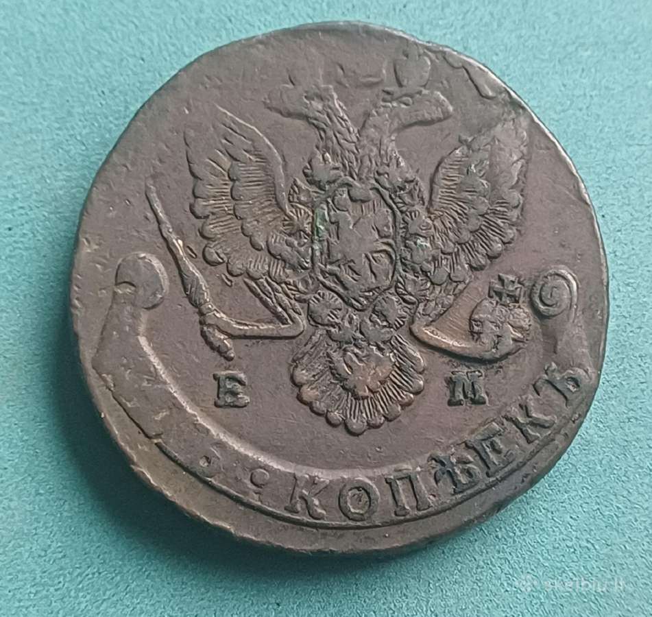 5 kapeikos 1786 m Carinė Rusija - nuotraukos Nr. 2