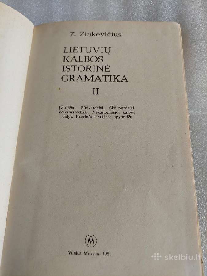 Lietuvių kalbos istorinė gramatika - nuotraukos Nr. 7