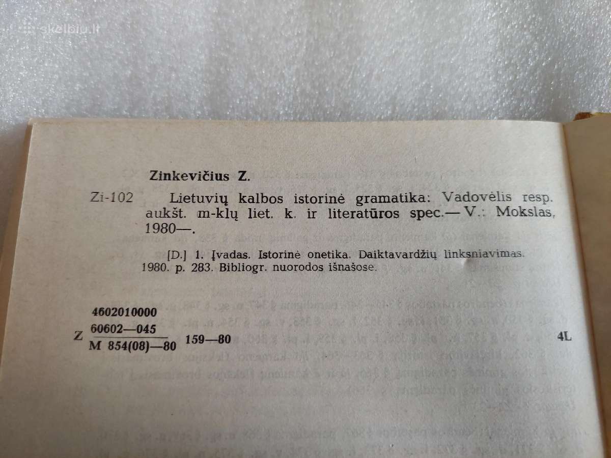 Lietuvių kalbos istorinė gramatika - nuotraukos Nr. 6