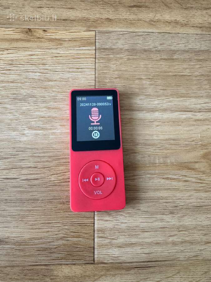 Mini Mp3 LCD Color Grotuvas Raudonas - nuotraukos Nr. 2