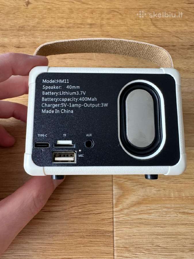 Nešiojama Mini Retro Bluetooth Garso kolonėlė - nuotraukos Nr. 4