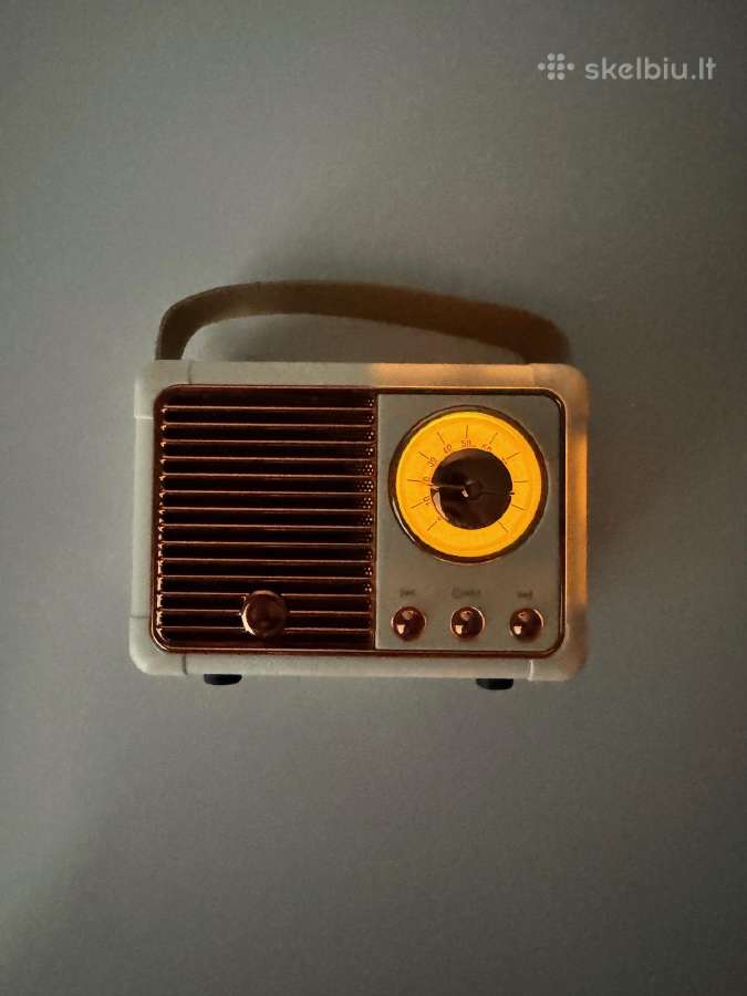 Nešiojama Mini Retro Bluetooth Garso kolonėlė - nuotraukos Nr. 3