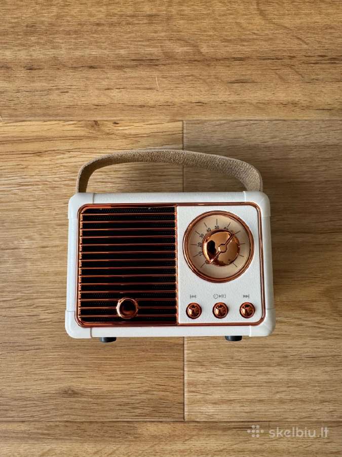 Nešiojama Mini Retro Bluetooth Garso kolonėlė - nuotraukos Nr. 2