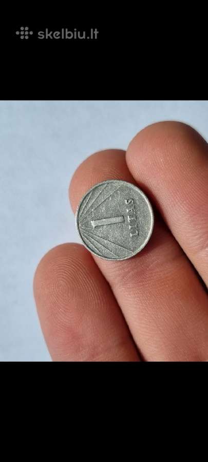 1991m Litai 2litai 1litas