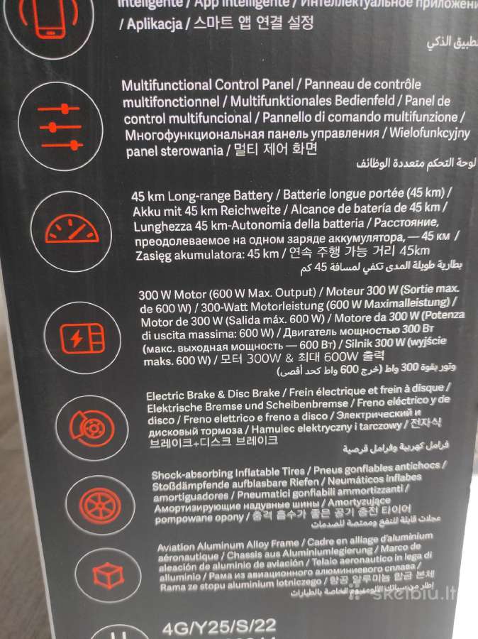 Naujas elektrinis paspirtukas Xiaomi Pro2 - nuotraukos Nr. 3