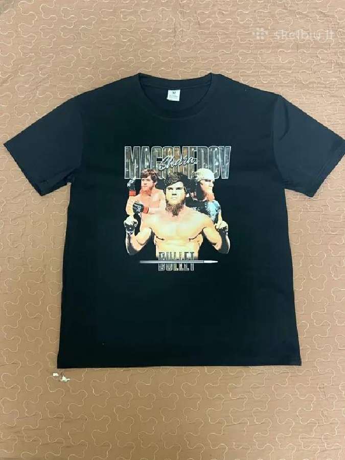 Juodi Shara „bullet“ Magomedov fanų marškinėliai