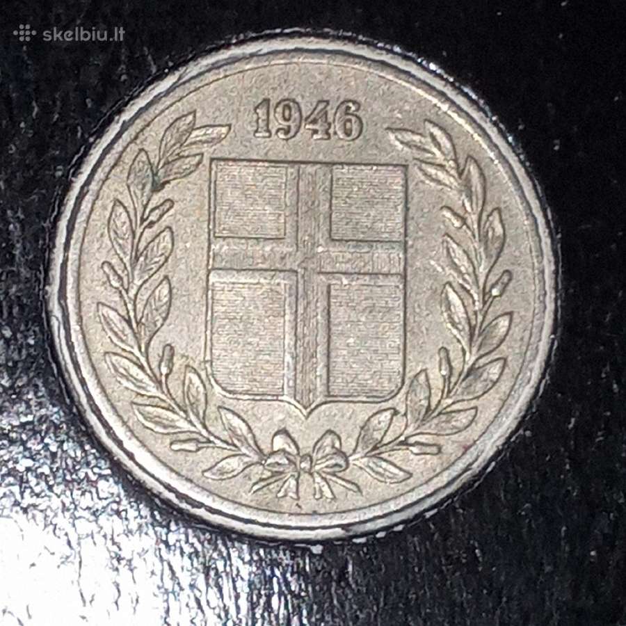 Islandija 25 eirės 1946