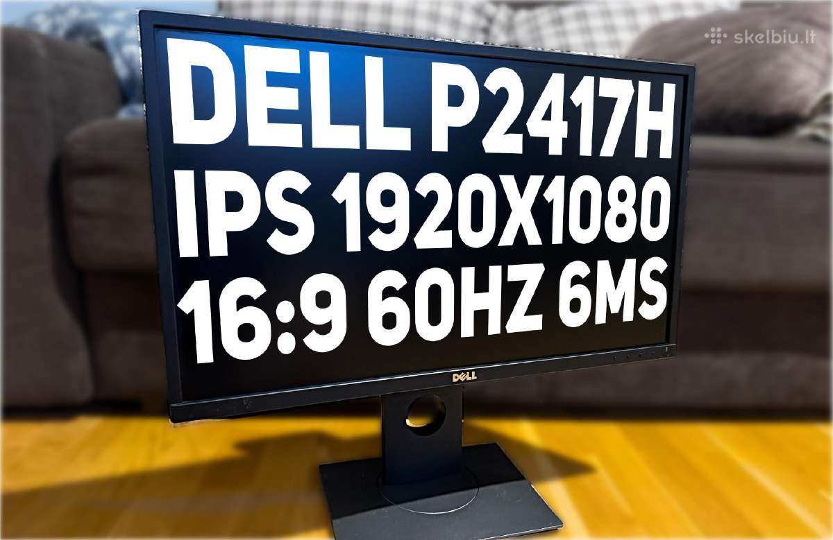 Dell Ips monitorius P2417h 24 colių