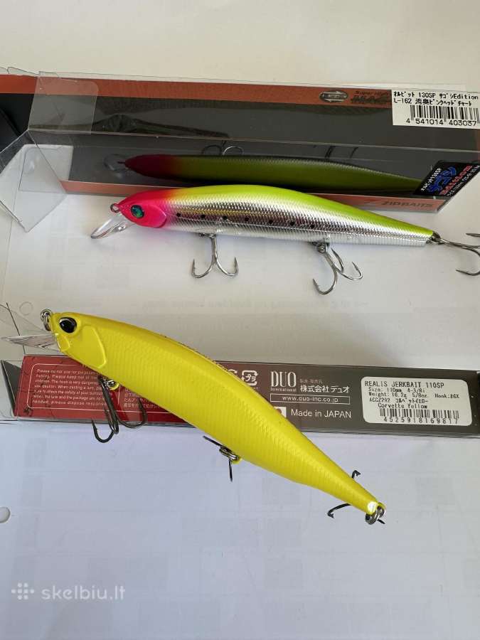 Parduodu Duo, Zipbaits voblerius