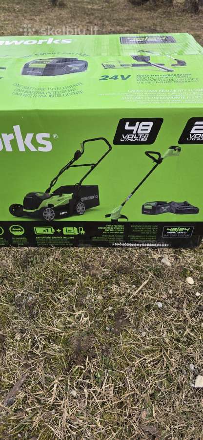 Greenworks akumuliatorinė sodo technika - nuotraukos Nr. 7