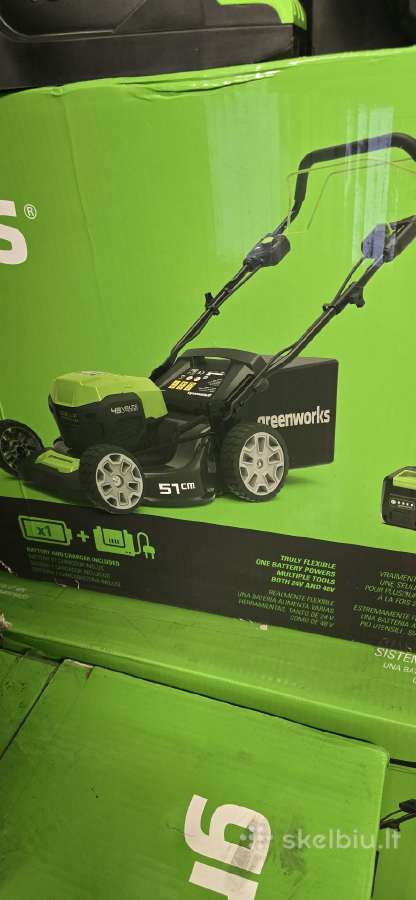 Greenworks akumuliatorinė sodo technika - nuotraukos Nr. 8