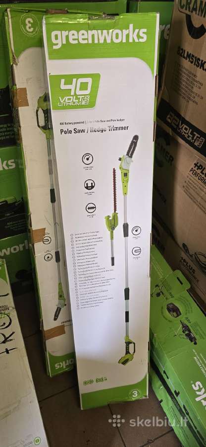 Greenworks akumuliatorinė sodo technika - nuotraukos Nr. 10