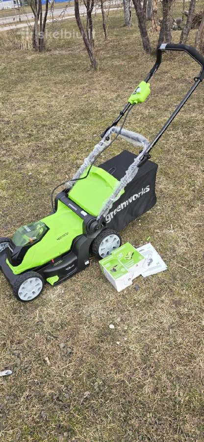Greenworks akumuliatorinė sodo technika - nuotraukos Nr. 14