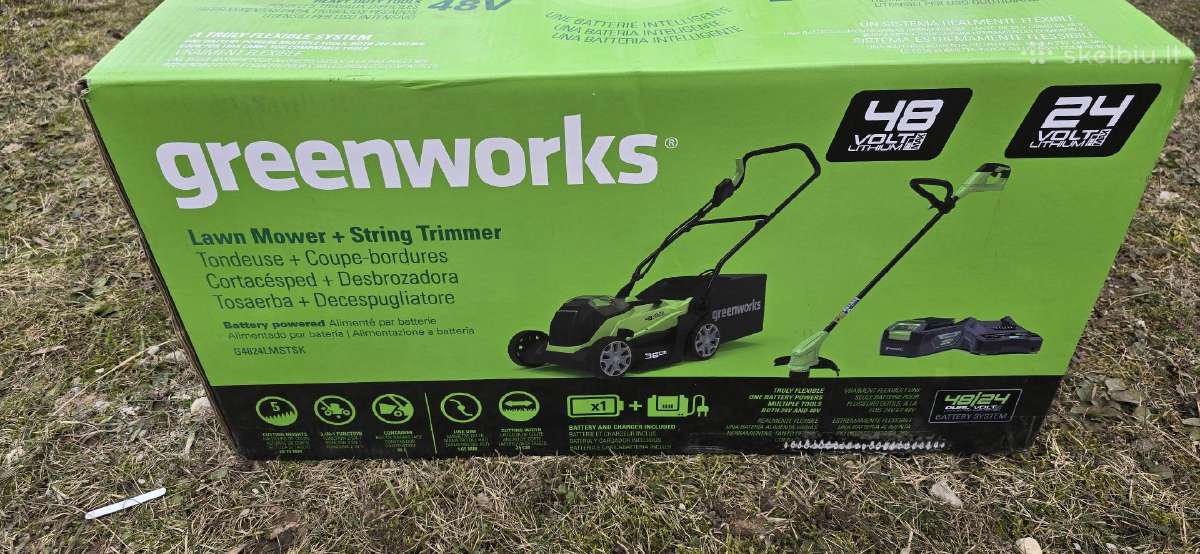 Greenworks akumuliatorinė sodo technika - nuotraukos Nr. 16