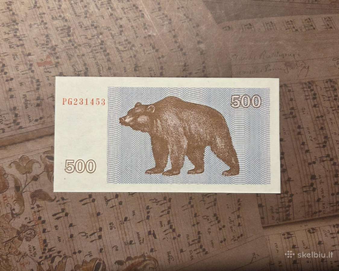 500 talonų 1992 Lietuva - unc
