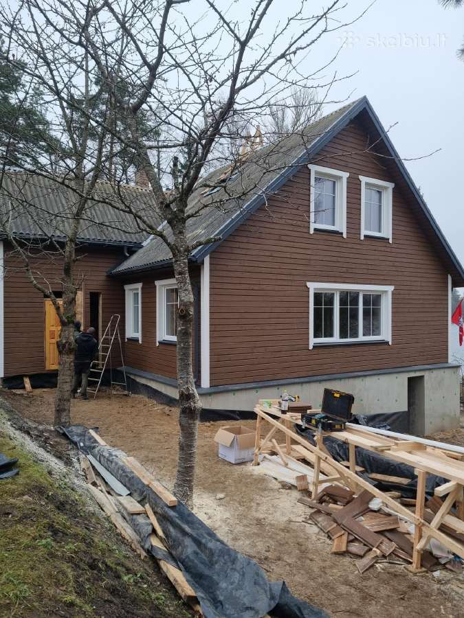 Karkasiniai namai, stogai kiti statybų darbai. - nuotraukos Nr. 30