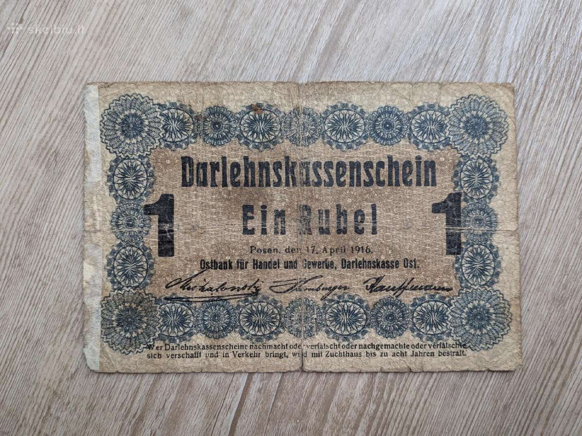 1 Ost rublis 1916m