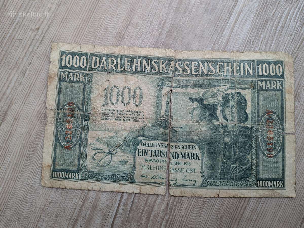 1000 ost-markiu 1918 (Lietuviški)
