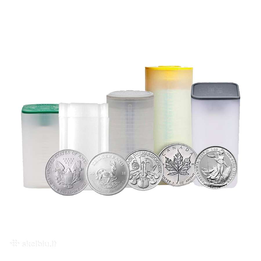 Perku sidabra 999 prabos 1oz tubomis