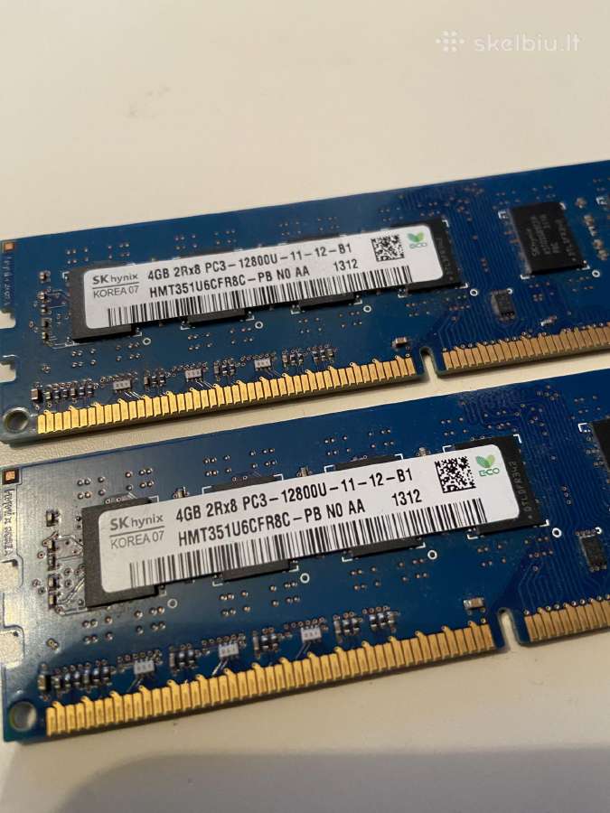 Ddr3 8gb 2x4gb 1600mhz - nuotraukos Nr. 2