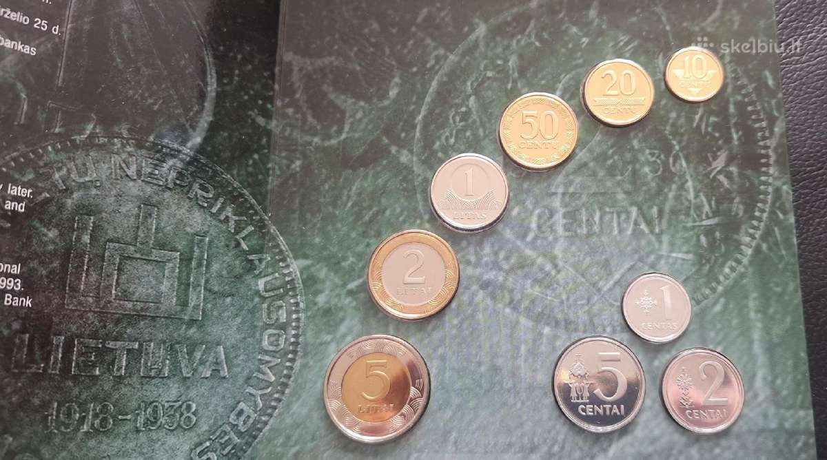 2008 metu monetu rinkinys Proof-like