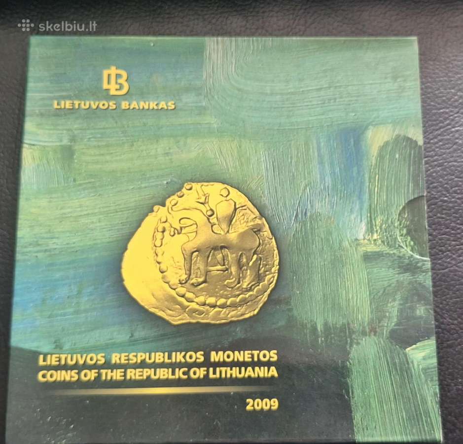 2009 metu monetu rinkinys Proof-like - nuotraukos Nr. 3