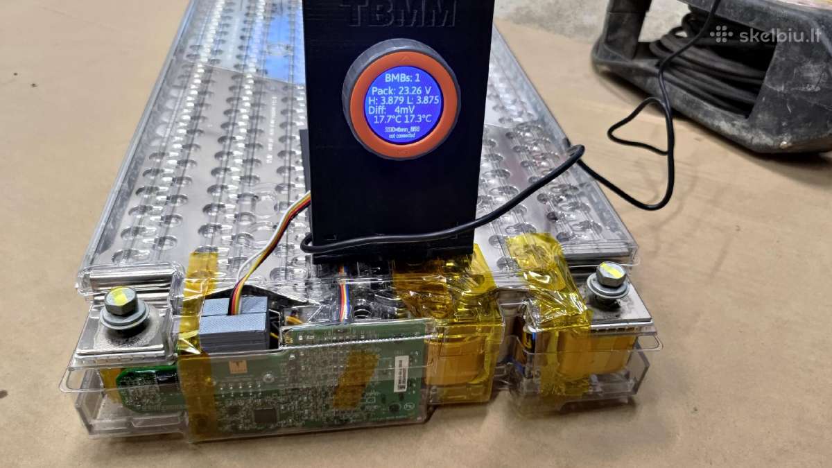 24v Li-ion moduliai nuo Tesla S P85 5.3kw bms - nuotraukos Nr. 2