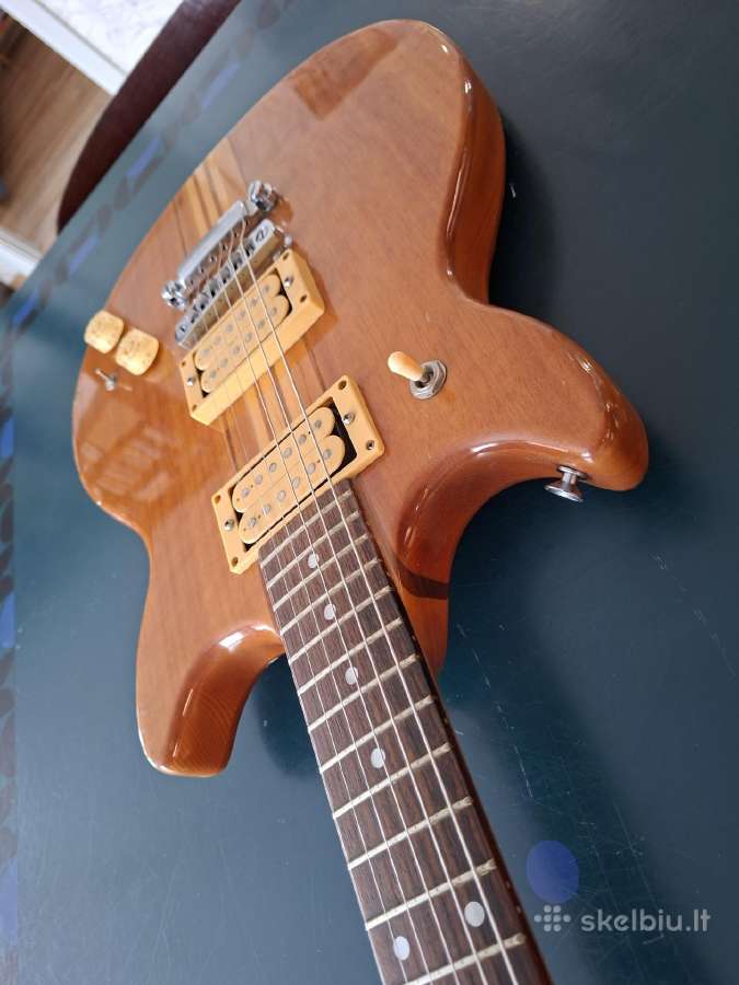 Samick Neck Through Gitara 70tieji Koreja - nuotraukos Nr. 3