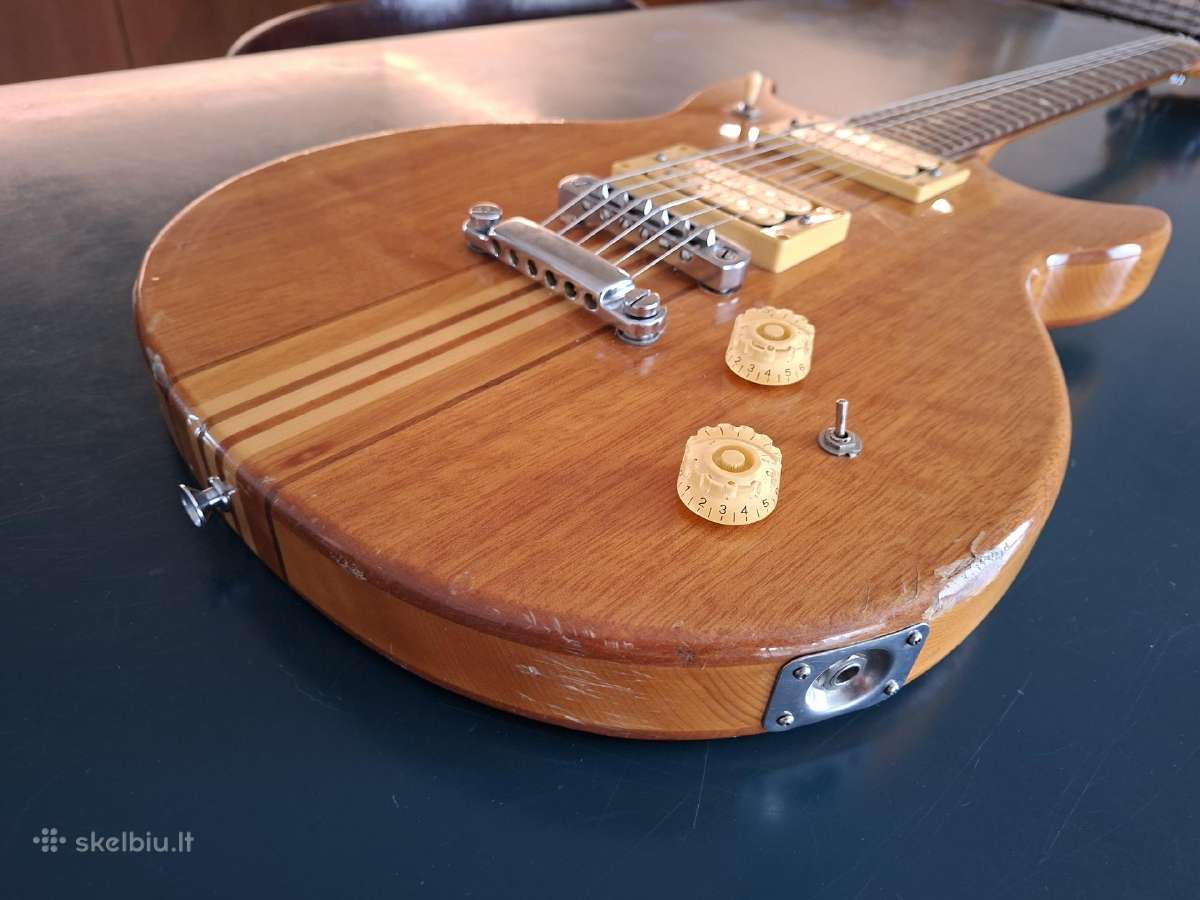 Samick Neck Through Gitara 70tieji Koreja - nuotraukos Nr. 5