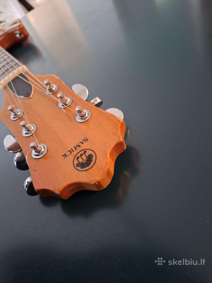 Samick Neck Through Gitara 70tieji Koreja - nuotraukos Nr. 13