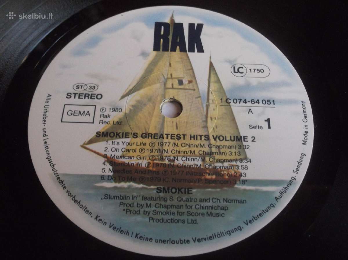 Smokie greatest hits volume 2 - nuotraukos Nr. 5