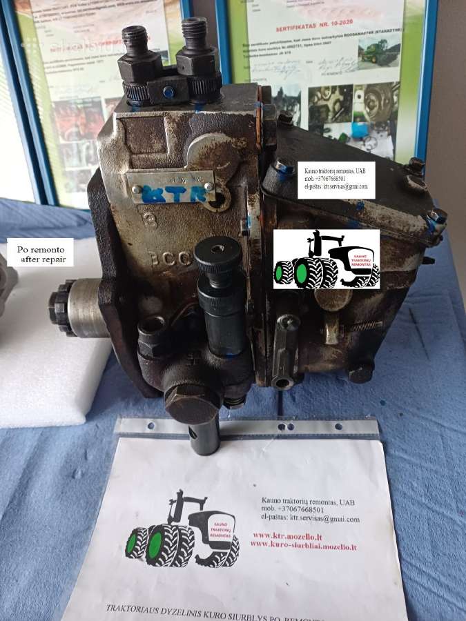 Ktr A+ lygio T25 vienaeilis dyzelinis kuro siurbly - nuotraukos Nr. 3