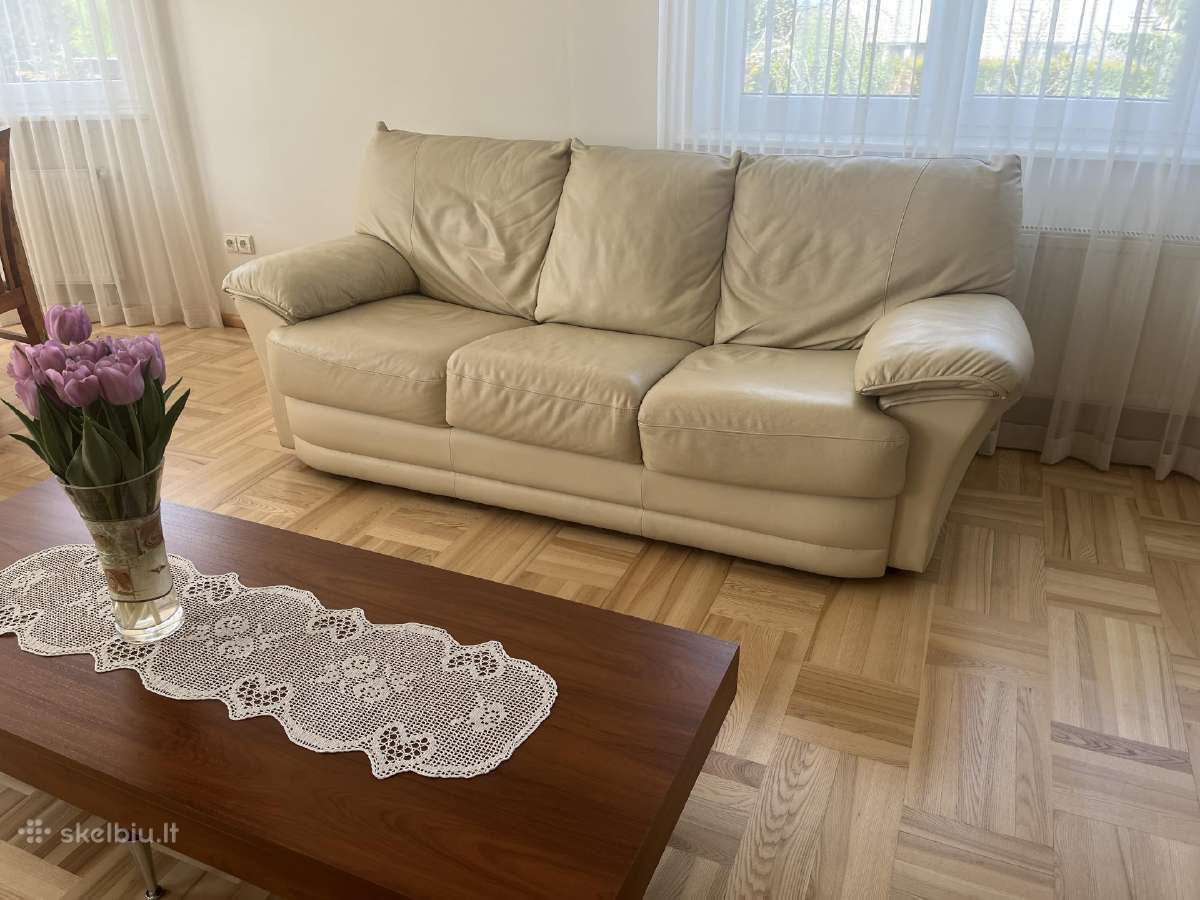 Odinių baldų komplektas