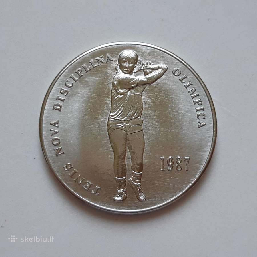 Andora 2 dineriai Olimpiada Tenisas 1987