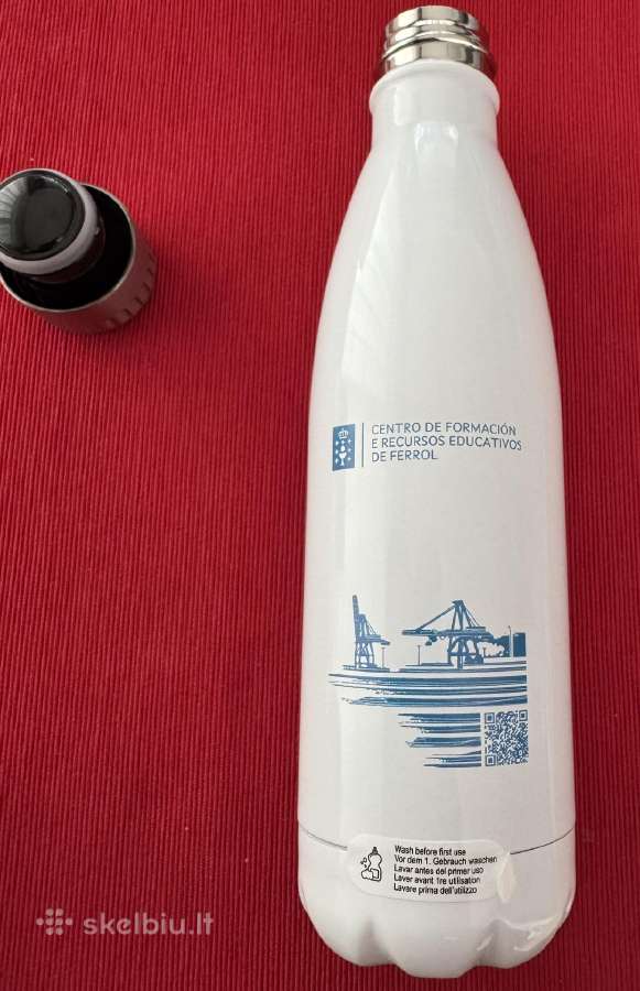 Metalinė gertuvė-termosas Drink&go, balta, 500 ml - nuotraukos Nr. 3
