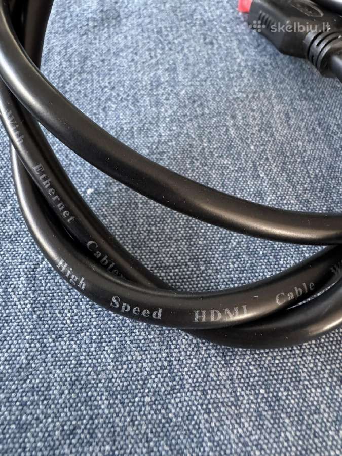 Laidas Hdmi High speed, juodos sp., 1 m. ilgio - nuotraukos Nr. 2