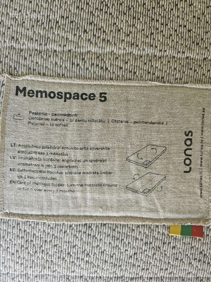 Antčiužinis Memospace 5 lonas - nuotraukos Nr. 2