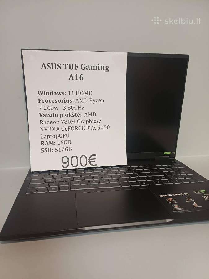 Kompiuteris Asus Tuf Gaming A16
