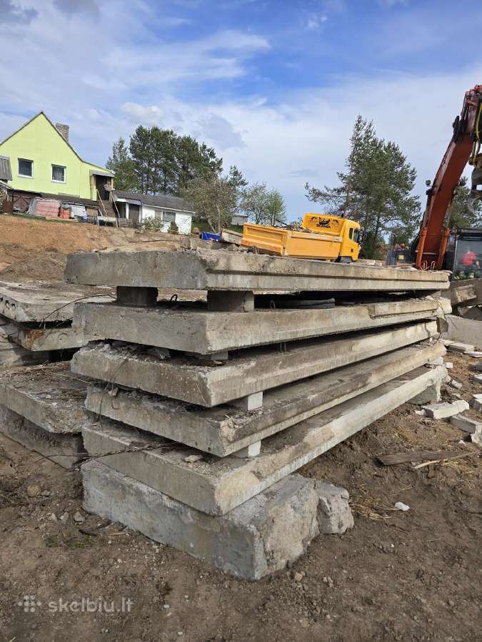 ! Betoninės perdangos