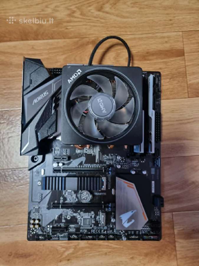 R5 5600x +Aorus B450elite+ Skill.2x8 16gb + cooler