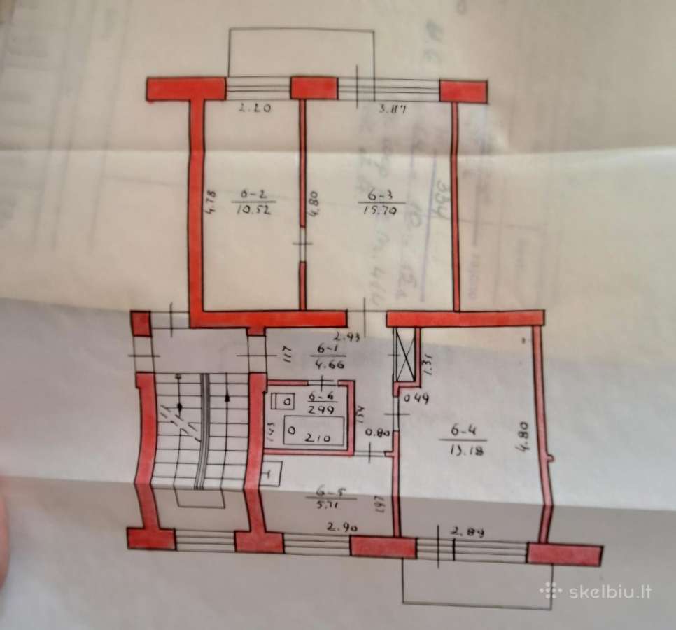 3 k. butas centre – su pilnai išmokėta renovacija - nuotraukos Nr. 10