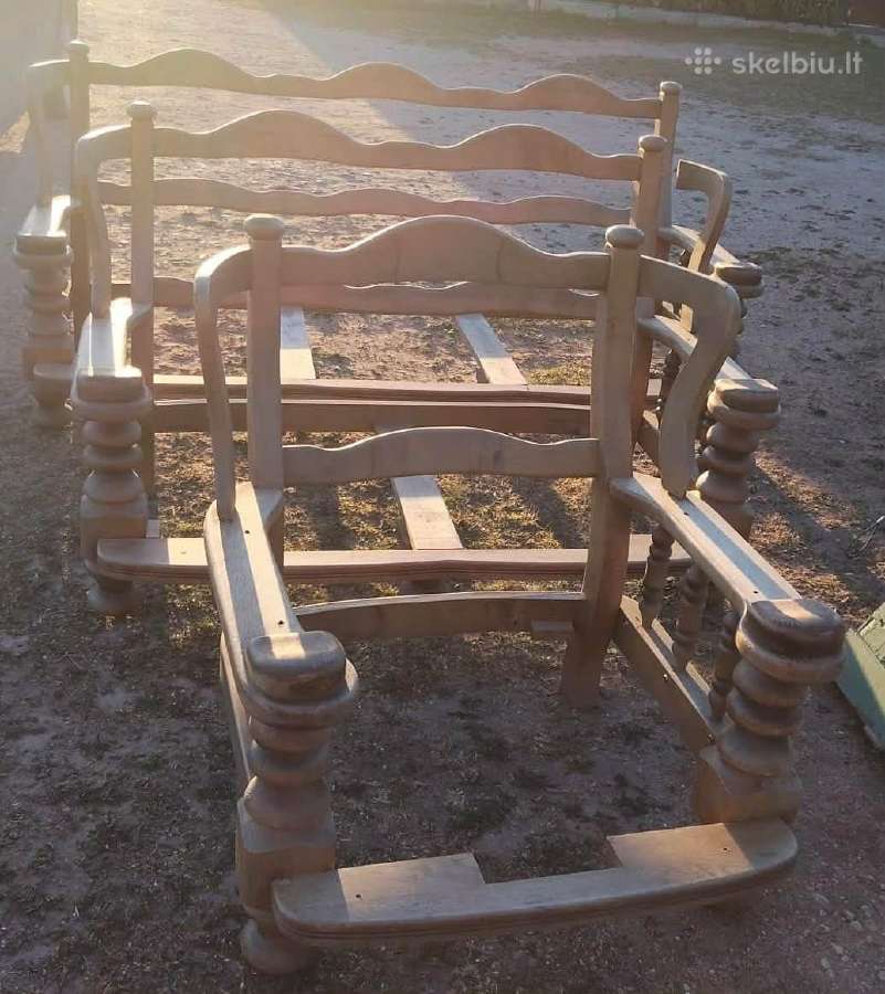 Ažuoliniai baldų rėmai